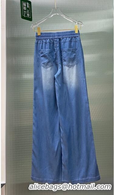 Reasonable Price Prada Denim Pants P032739 Blue 2024