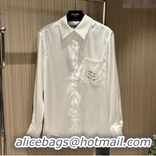 Unique Discount Prada Shirt P032740 White 2024