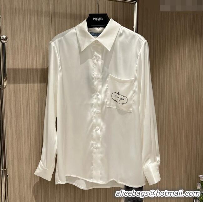 Unique Discount Prada Shirt P032740 White 2024