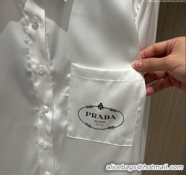 Unique Discount Prada Shirt P032740 White 2024