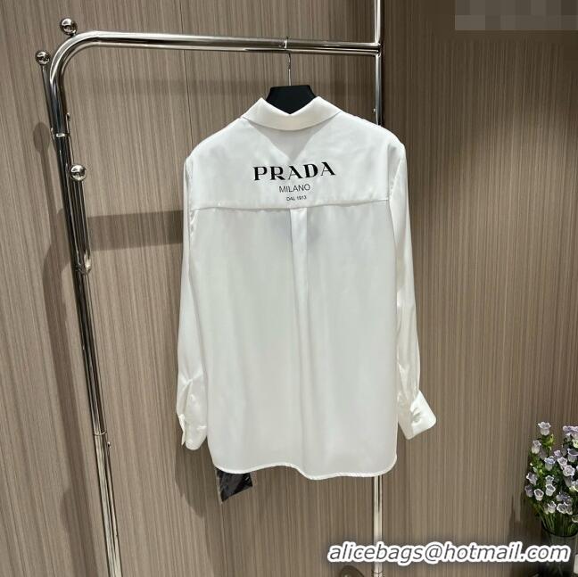 Unique Discount Prada Shirt P032740 White 2024