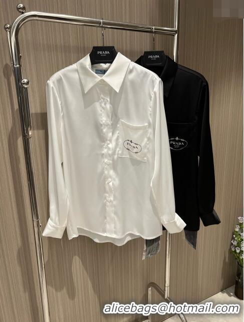 Unique Discount Prada Shirt P032740 White 2024