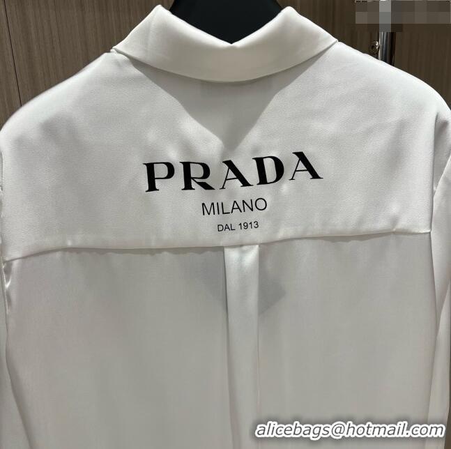 Unique Discount Prada Shirt P032740 White 2024