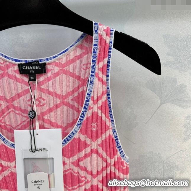 ​Traditional Specials Chanel Knit Vest CH032821 Pink 2024