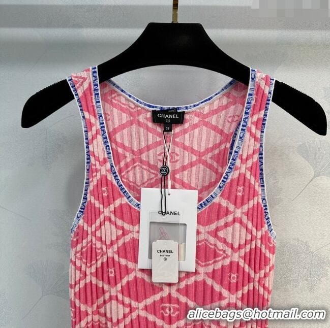 ​Traditional Specials Chanel Knit Vest CH032821 Pink 2024