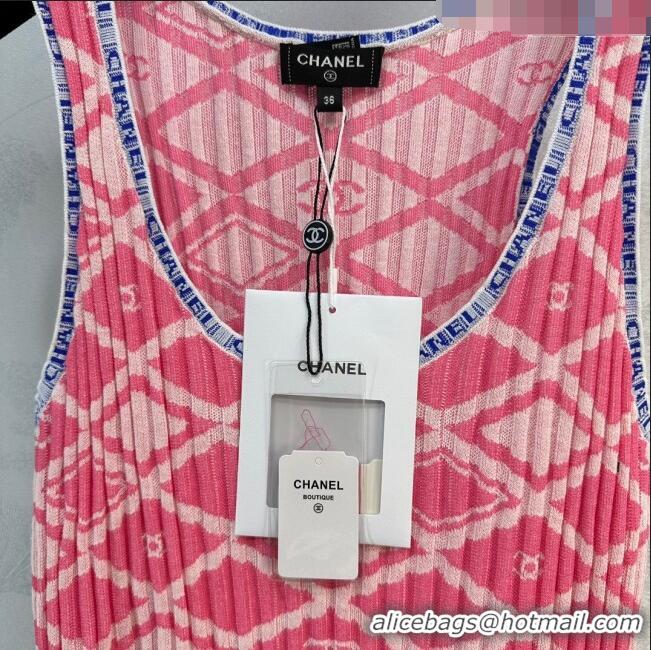 ​Traditional Specials Chanel Knit Vest CH032821 Pink 2024