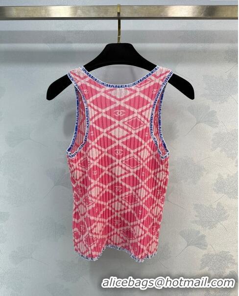 ​Traditional Specials Chanel Knit Vest CH032821 Pink 2024