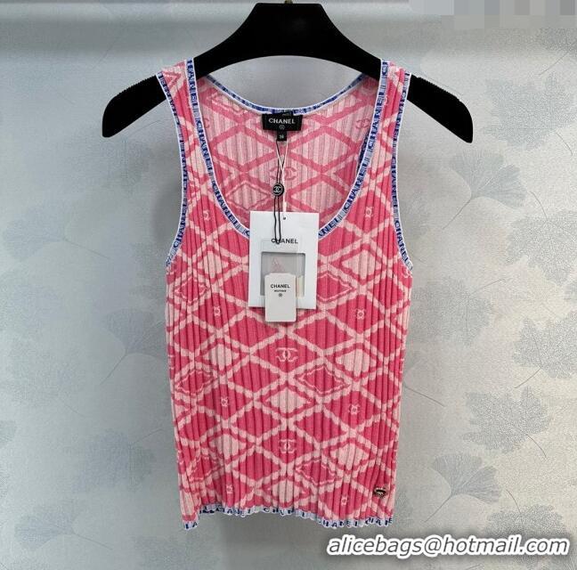 ​Traditional Specials Chanel Knit Vest CH032821 Pink 2024