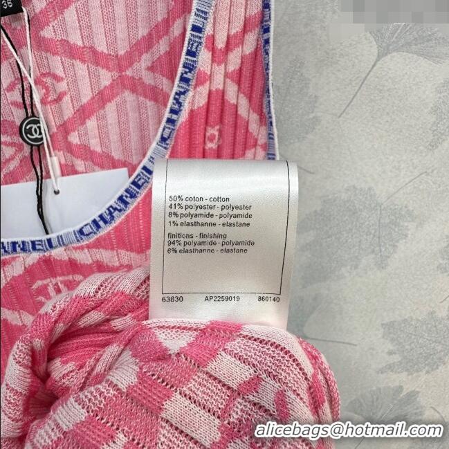 ​Traditional Specials Chanel Knit Vest CH032821 Pink 2024