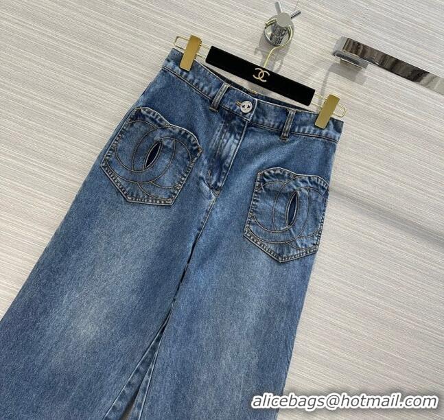 Super Quality Chanel Denim Jeans CH032835 Blue 2024