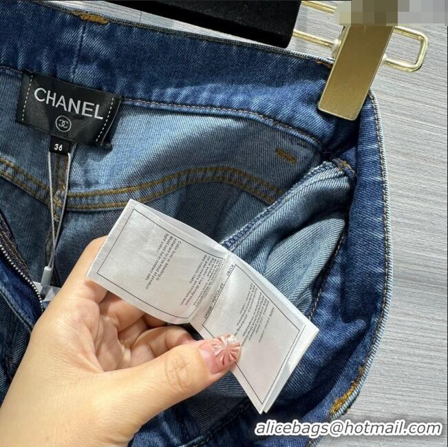 Super Quality Chanel Denim Jeans CH032835 Blue 2024