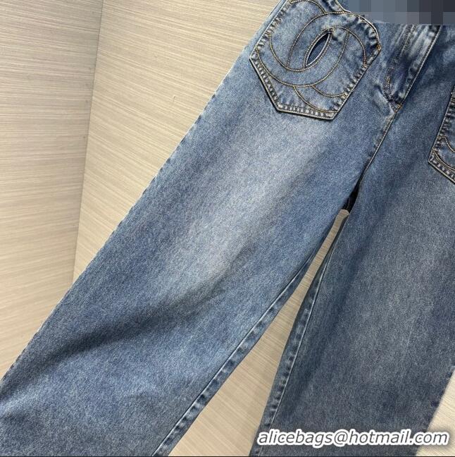 Super Quality Chanel Denim Jeans CH032835 Blue 2024