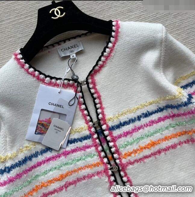 ​Reasonable Price Chanel Knit Cardigan CH032901 White 2024