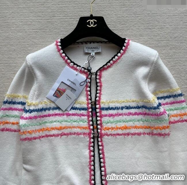 ​Reasonable Price Chanel Knit Cardigan CH032901 White 2024