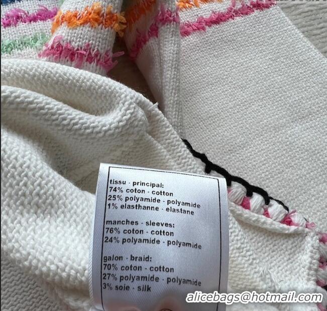 ​Reasonable Price Chanel Knit Cardigan CH032901 White 2024