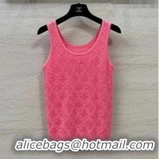 ​Buy Cheapest Chanel Wool Vest CH040111 Pink 2024