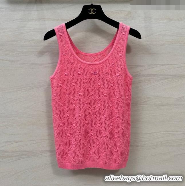 ​Buy Cheapest Chanel Wool Vest CH040111 Pink 2024