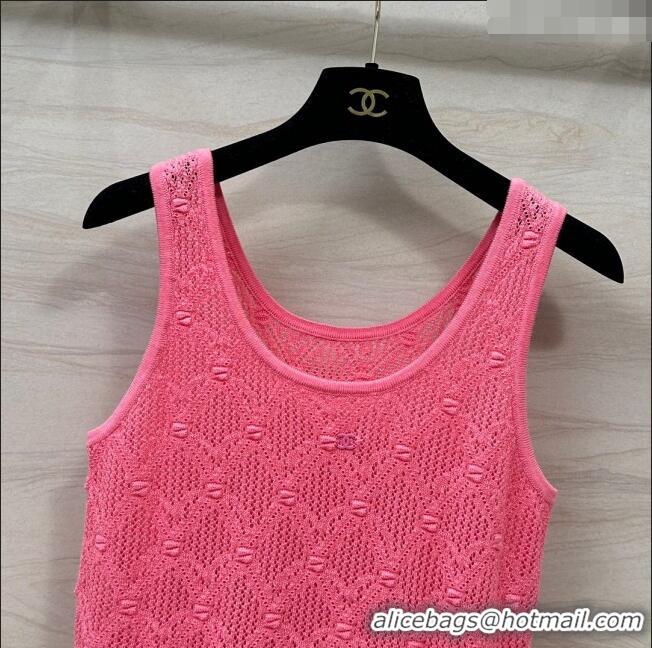 ​Buy Cheapest Chanel Wool Vest CH040111 Pink 2024