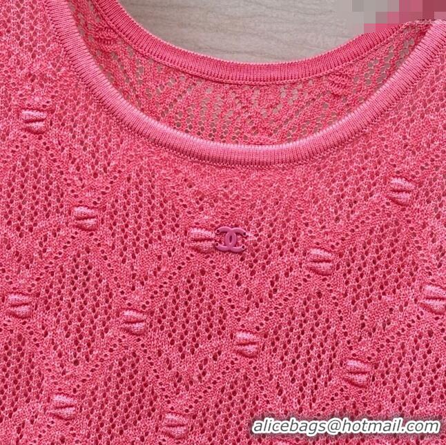 ​Buy Cheapest Chanel Wool Vest CH040111 Pink 2024