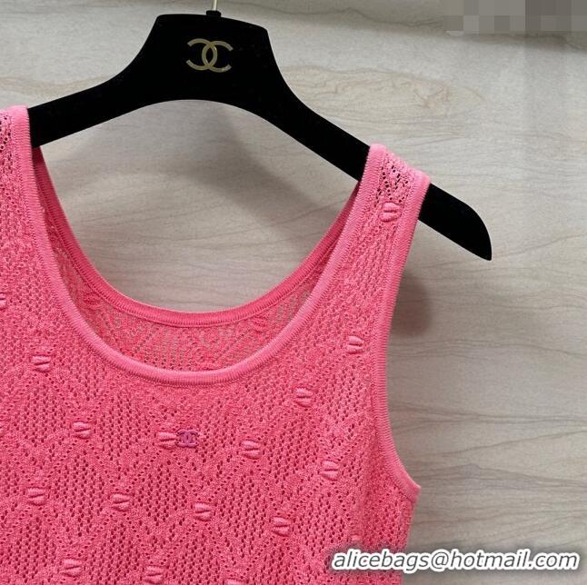 ​Buy Cheapest Chanel Wool Vest CH040111 Pink 2024