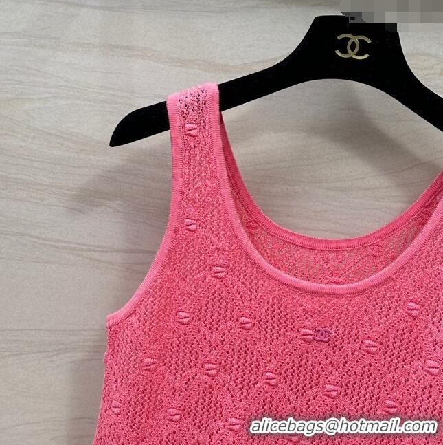 ​Buy Cheapest Chanel Wool Vest CH040111 Pink 2024