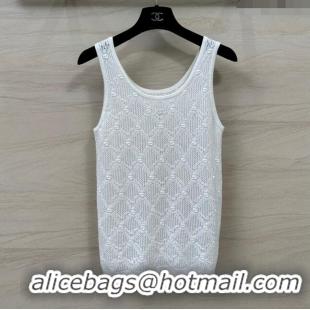 ​Top Grade Chanel Wool Vest CH040106 White 2024