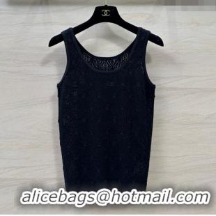 Trendy Design Chanel Wool Vest CH040112 Black 2024