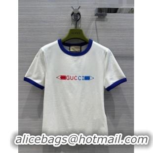 ​Market Sells Gucci Cotton T-shirt G032825 White 2024