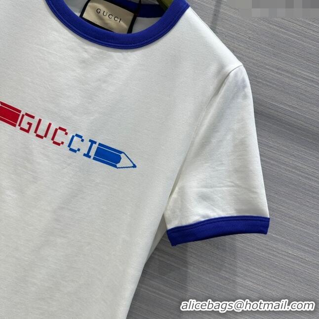 ​Market Sells Gucci Cotton T-shirt G032825 White 2024