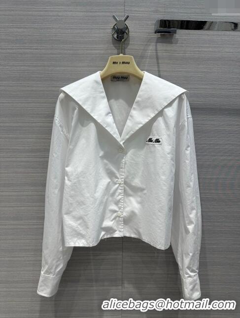 Top Quality Miu Miu Shirt M032827 White 2024