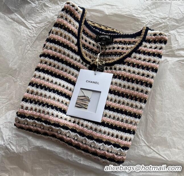 ﻿Famous Brand Chanel Knit Dress CH040315 Multicolor 2024