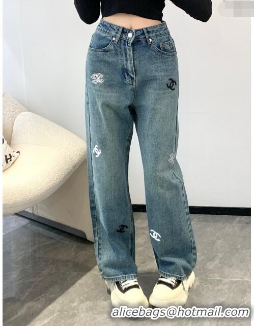 Traditional Discount Chanel Denim Jeans CH040316 Blue 2024