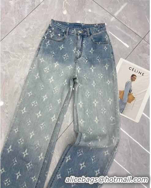 Top Quality Louis Vuitton Denim Jeans LV040318 Blue 2024