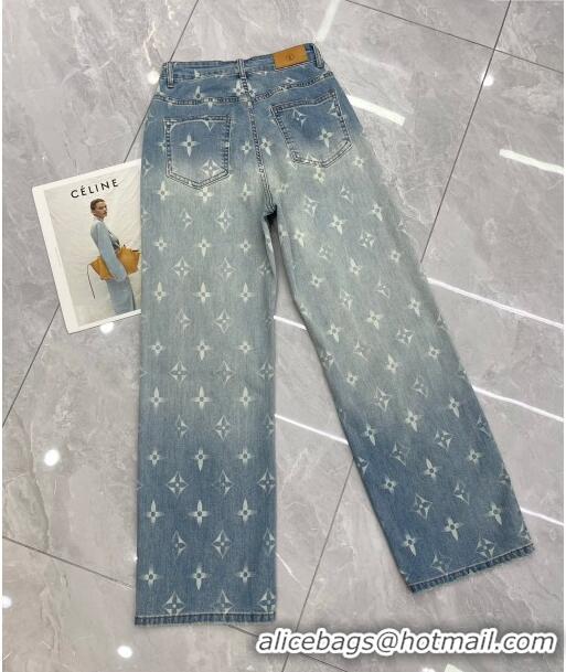 Top Quality Louis Vuitton Denim Jeans LV040318 Blue 2024