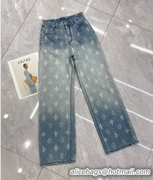 Top Quality Louis Vuitton Denim Jeans LV040318 Blue 2024