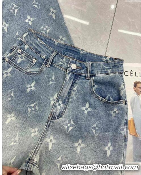 Top Quality Louis Vuitton Denim Jeans LV040318 Blue 2024