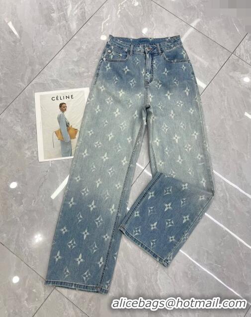 Top Quality Louis Vuitton Denim Jeans LV040318 Blue 2024