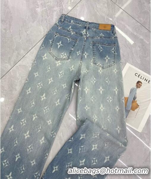 Top Quality Louis Vuitton Denim Jeans LV040318 Blue 2024