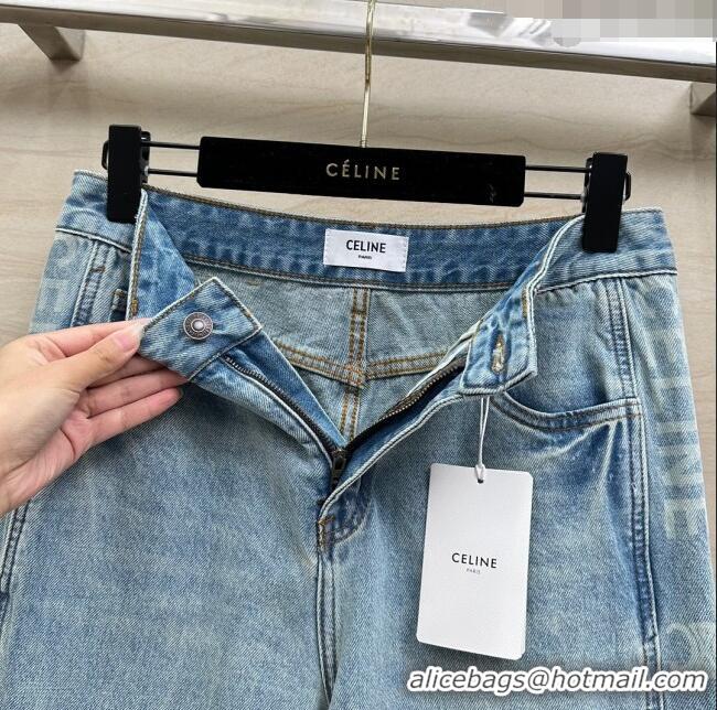 Traditional Discount Celine Denim Jeans C040319 Blue 2024