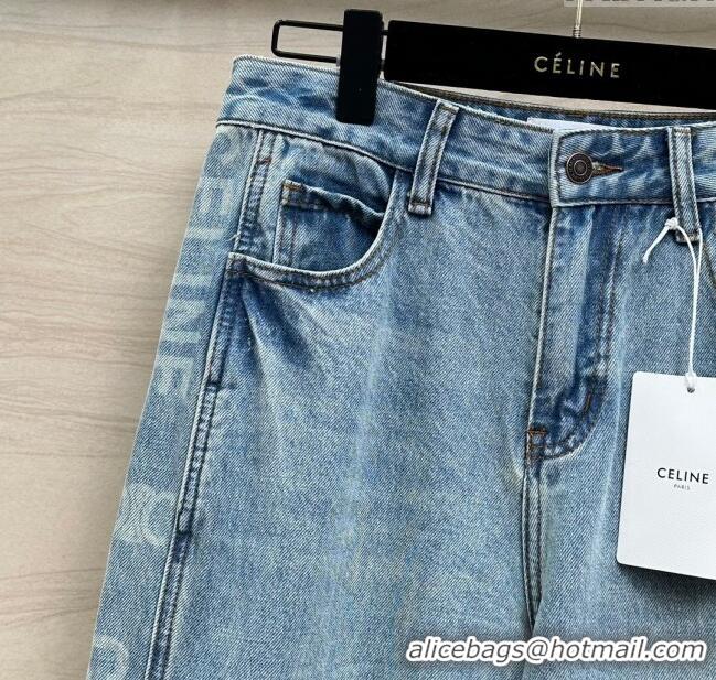 Traditional Discount Celine Denim Jeans C040319 Blue 2024