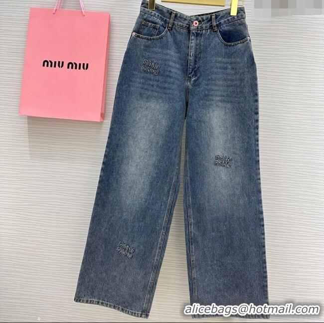 Super Quality Miu Miu Denim Jeans M040320 Blue 2024