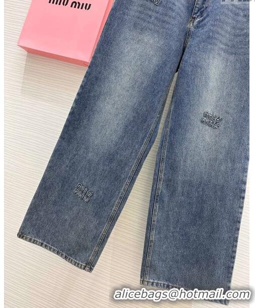 Super Quality Miu Miu Denim Jeans M040320 Blue 2024