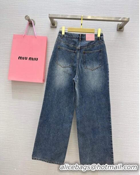 Super Quality Miu Miu Denim Jeans M040320 Blue 2024