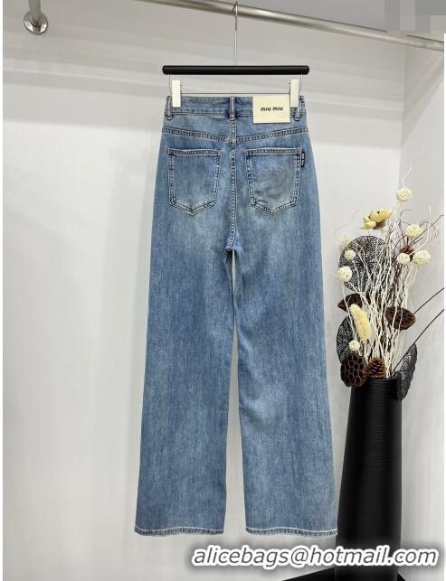 ​Big Discount Miu Miu Denim Jeans M040324 Blue 2024