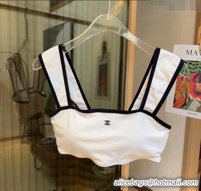 Promotional Chanel Two Pieces Swimwear 030601 White 2024