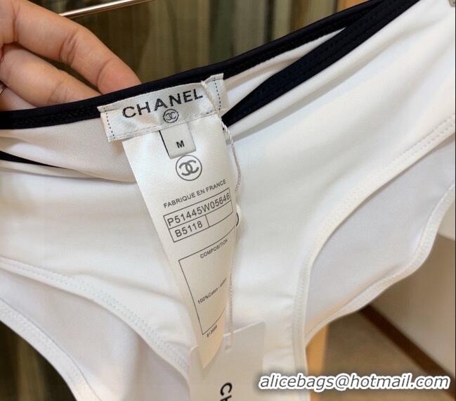 Promotional Chanel Two Pieces Swimwear 030601 White 2024