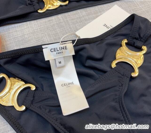 Traditional Specials Celine Triomphe Swimwear 030601 Black 2024