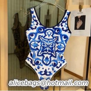 ​Best Quality Dolce & Gabbana DG Swimwear 0306 Blue/White 2024