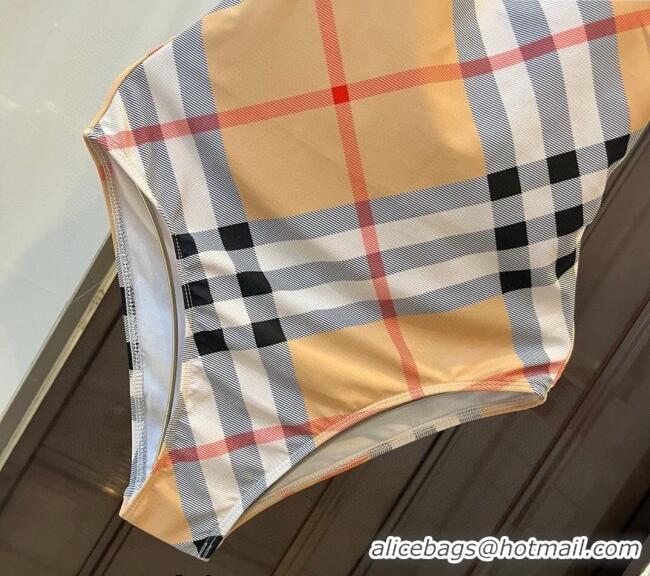 ​Top Quality Burberry Swimwear One Piece 0306 Yellow/Grey 2024