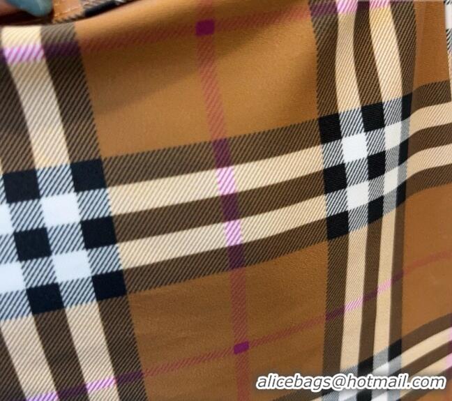 ​Well Crafted Burberry Check Swimwear 0306 Brown 2024